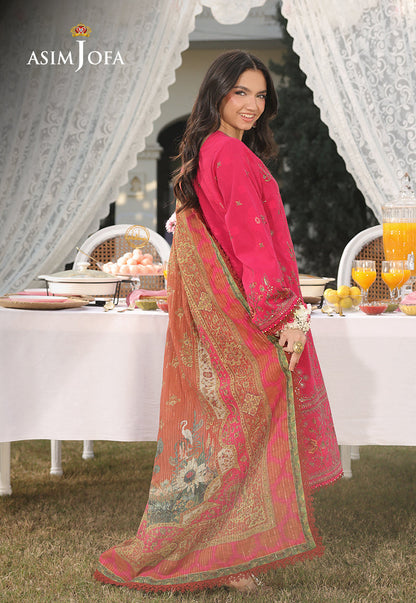 AJUBU-06 Embroidered Jacquard 3 Pcs