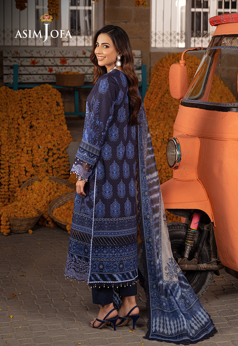 AJARP-09 EMBROIDERED JACQUARD STITCHED 3 PCS