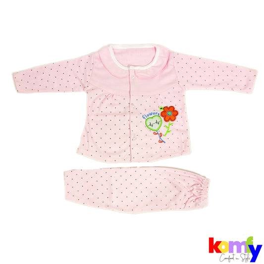 Baby printed/Embroided dress. Age 0 to 06 months.