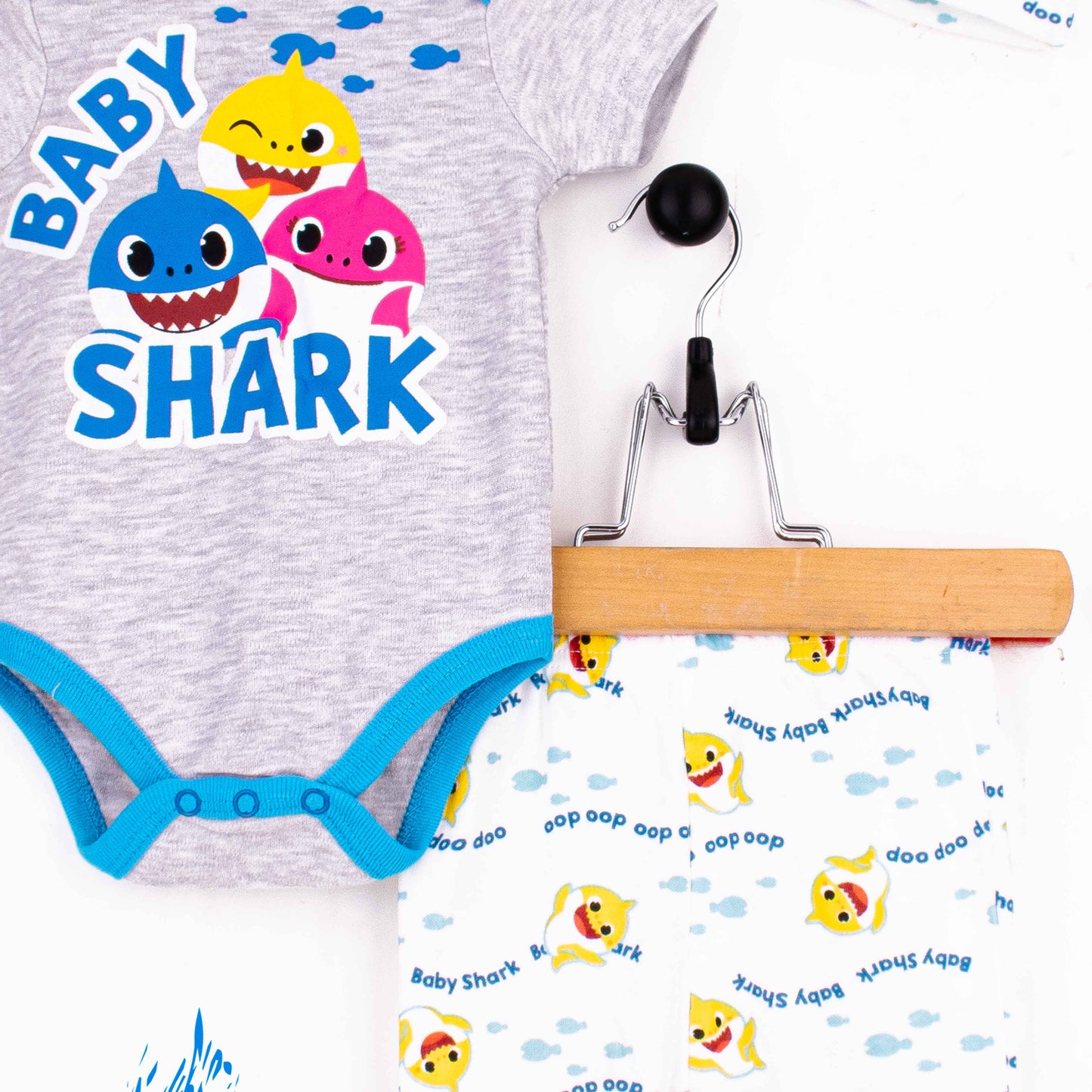 Baby Girl 3 Piece Set Baby Shark