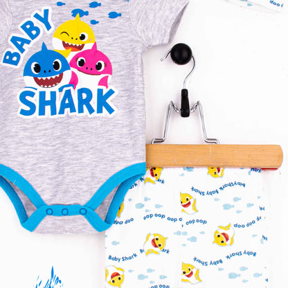 Baby Girl 3 Piece Set Baby Shark