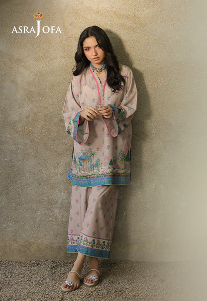ASAL-10 PRINTED GEORGETTE 2 PCS