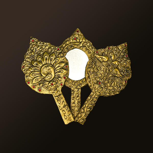 Hand Mirror Golden