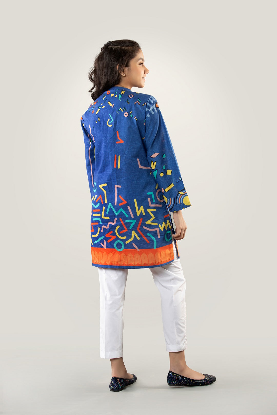 PRKT-048 POP ART Digital Printed Lawn Shirt & Cotton Trouser
