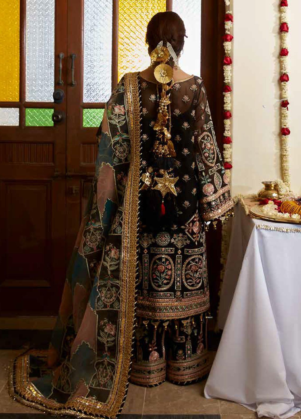 Sagar Kinaray By MNR Embroidered  Suits Unstitched 3 Piece MNR23SK ZWU23-22 BASGUL - Wedding Collection