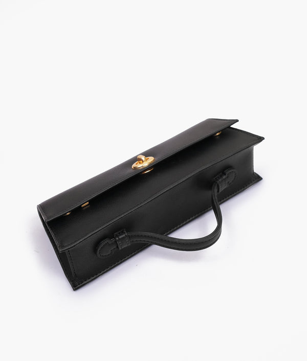 RTW Creation - Black elongated clutch bag