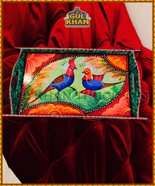Tray (Wooden Hand Painted) Design 0003