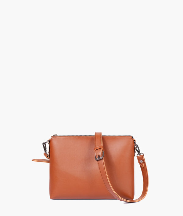 RTW Creation - Brown two-piece floral tote