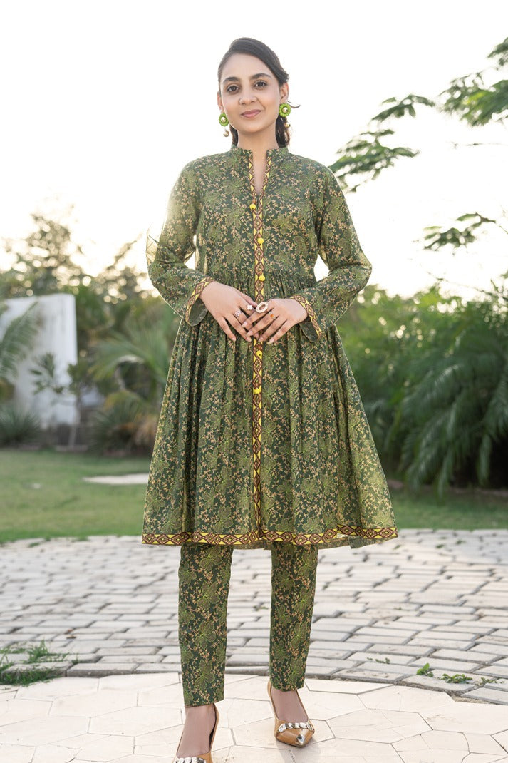 T-ALPRTW-032, AllOver Printed Shirt And The Pair Trouser