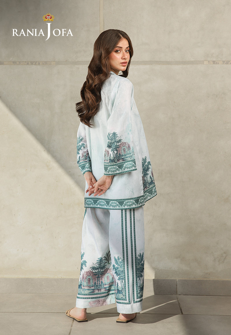 RARE-02 STITCHED PRINTED LAWN 2 PCS