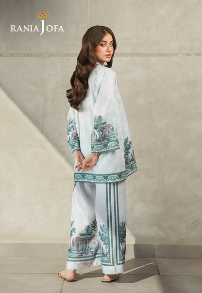 RARE-02 STITCHED PRINTED LAWN 2 PCS