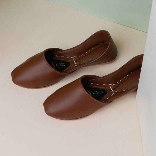 Dark Brown Nawabi Khussa