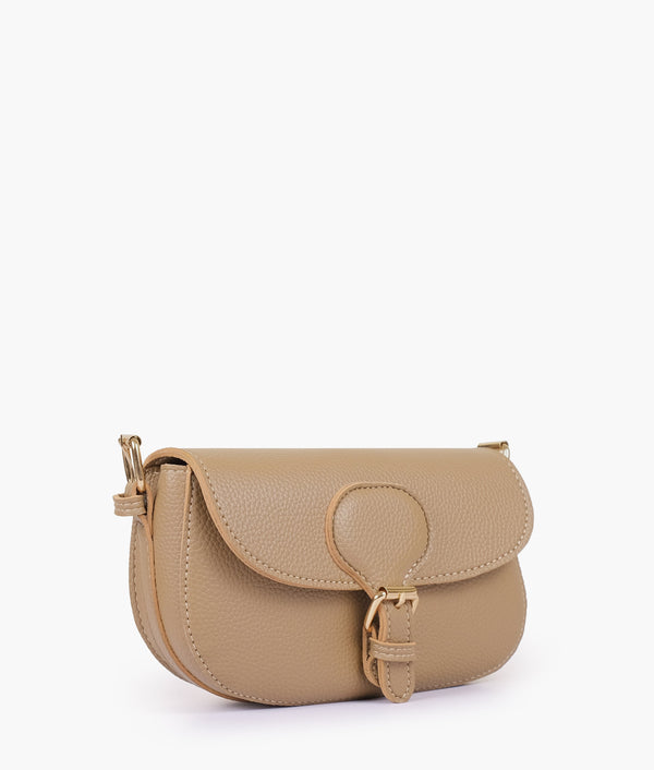 RTW Creation - Coffee east-west shoulder bag