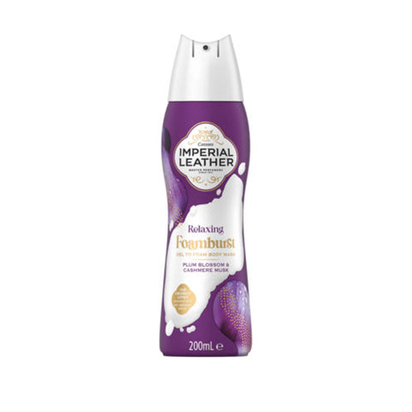 Imperial Leather Moisturising Foamburst Plum Blossom & Cashmere Musk Body Wash 200ml
