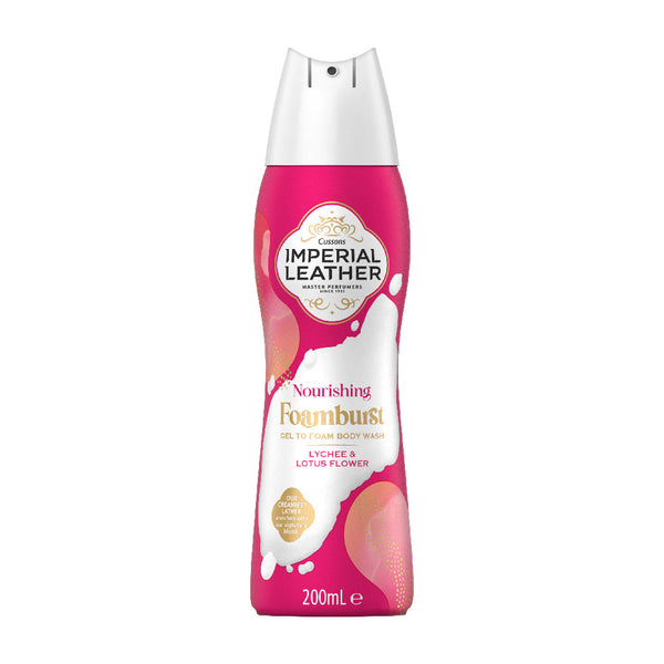 Imperial Leather Moisturising Foamburst Lychee & Lotus Flowers Body Wash 200ml