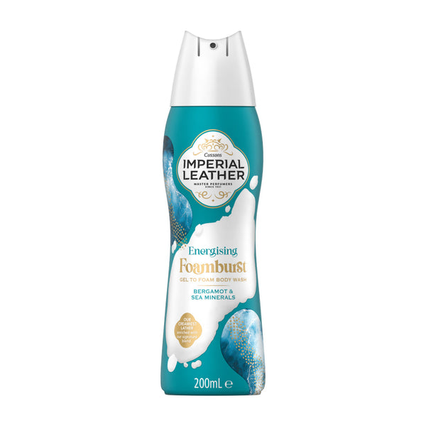 Imperial Leather Moisturising Foamburst Bergamot & Sea Minerals Body Wash 200ml