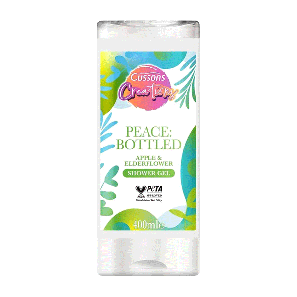Cussons Peae Bottled Apple & Elderflower Shower Gel 400ml