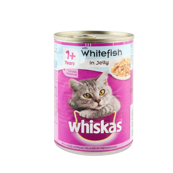 Whiskas With White Fish In Jelly Tin 400g