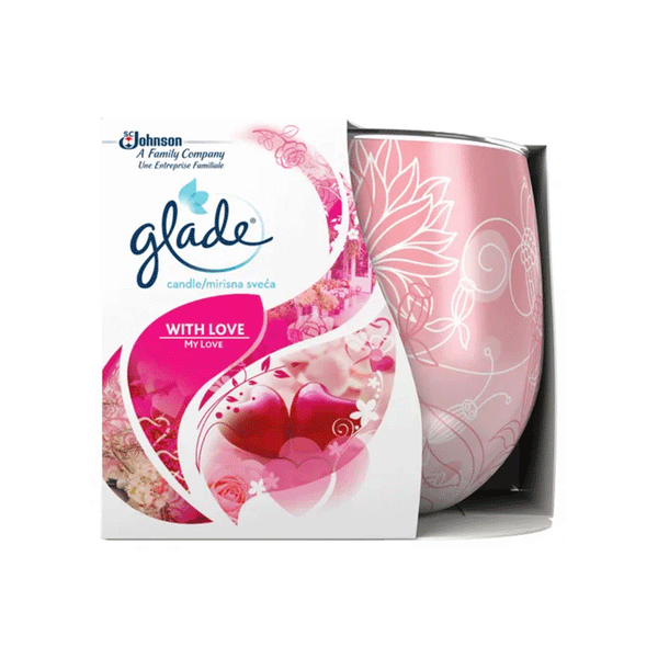 Glade Wite Love Candles 120g