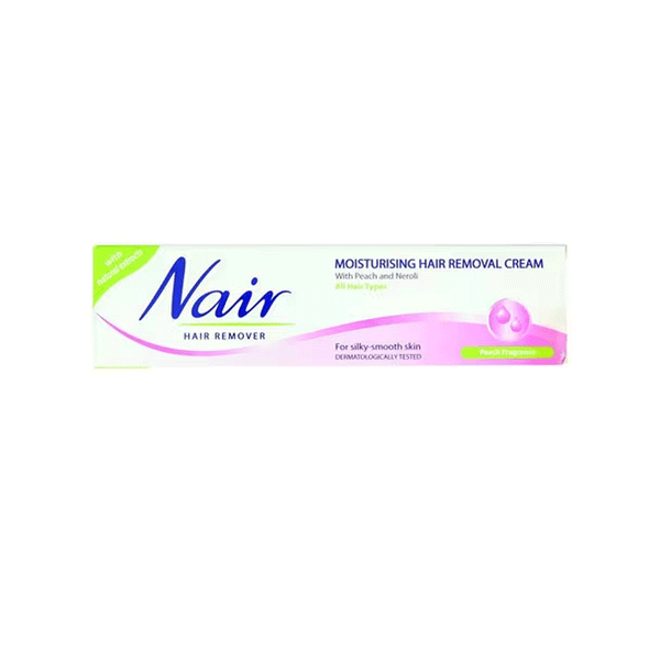 Nair Hair Remover Moisturising Cream Peach Fragrance 110ml