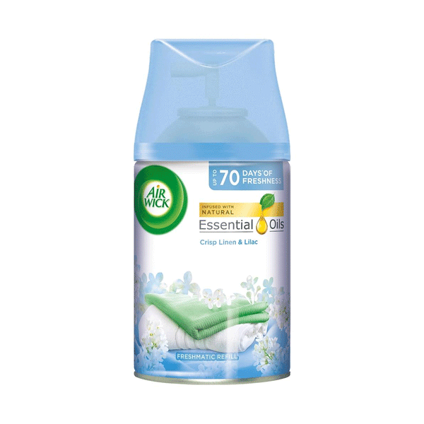 Air Wick Essential Crisp Linen & Lilac Freshmatic Refill 250ml