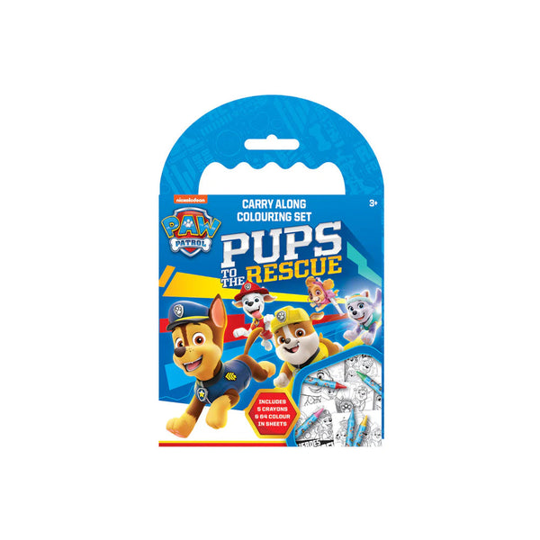 Paw Patrol Carry Along Colouring Set