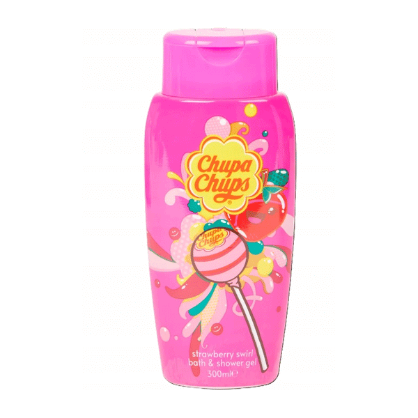 Chupa Chups Strawberry Swirl Bath & Shower Gel 300ml