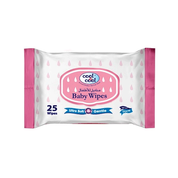 Cool & Cool Wipes Ultra Soft 25s