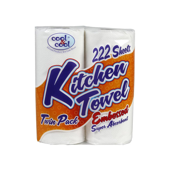 Cool & Cool Kitchen Towel Embossed Twin Pack 222sx2