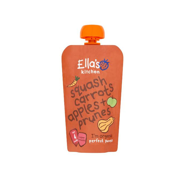 Ellas Squash Carrots Apples + Prunes 120g