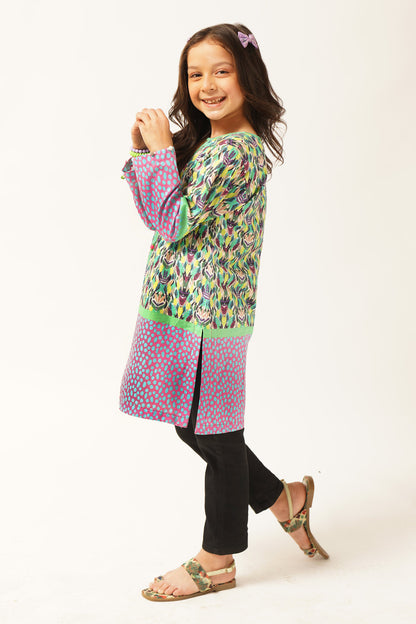 01 PCS Digital Printed Kurti SKU: WRTW-002