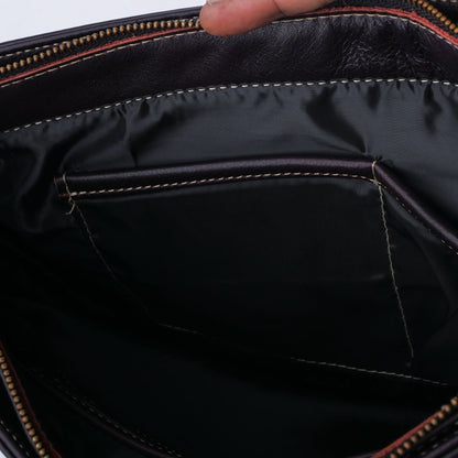 Everyday Women's Leather Zipper Tote Bag-Black