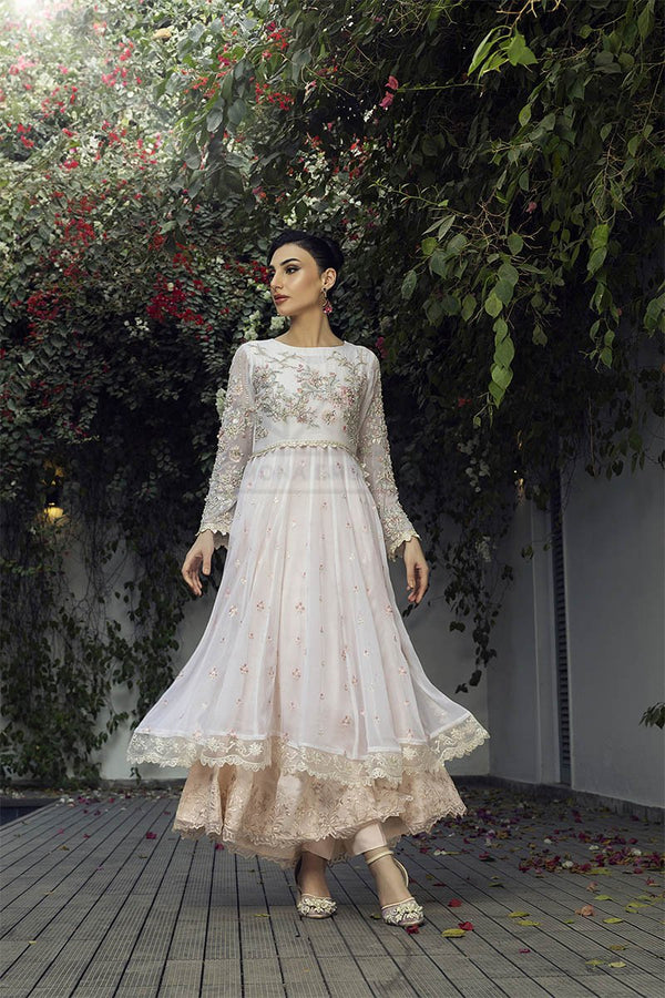 Manahils Stitched Formals K-220-Arctic Allure