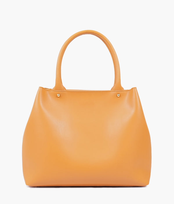RTW Creation - Mustard zipper tote bag