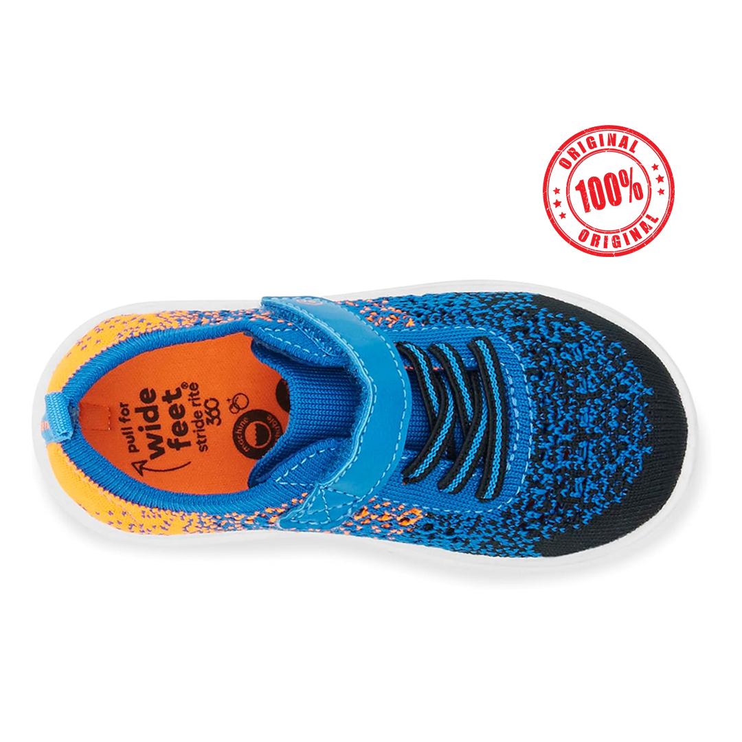 Stride-Rite 360 Unisex Blue/ Orange Sneakers