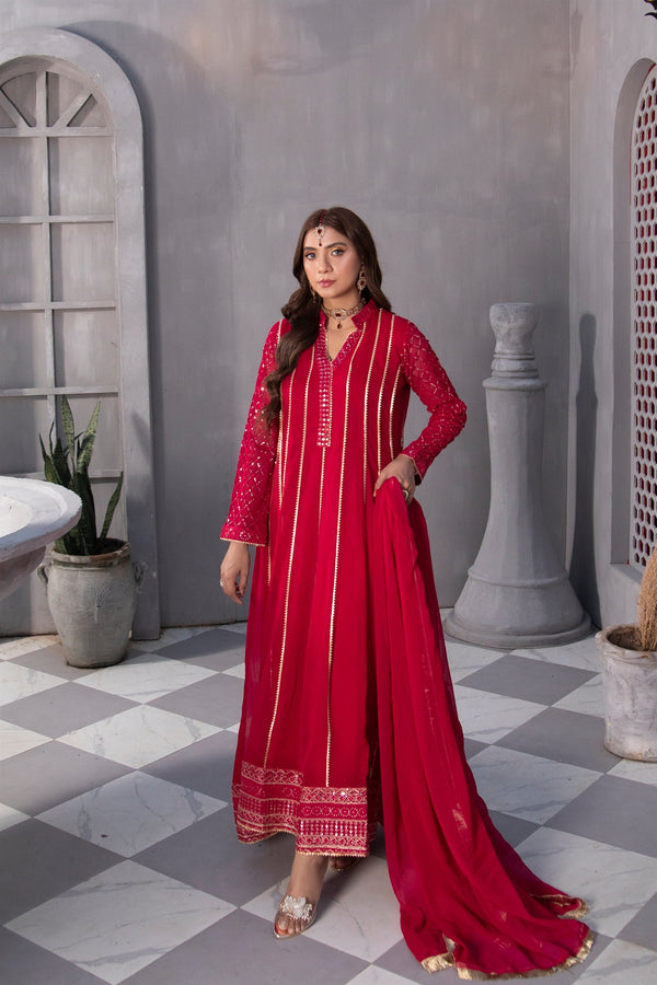 Manahils Stitched Formals Kurti 106
