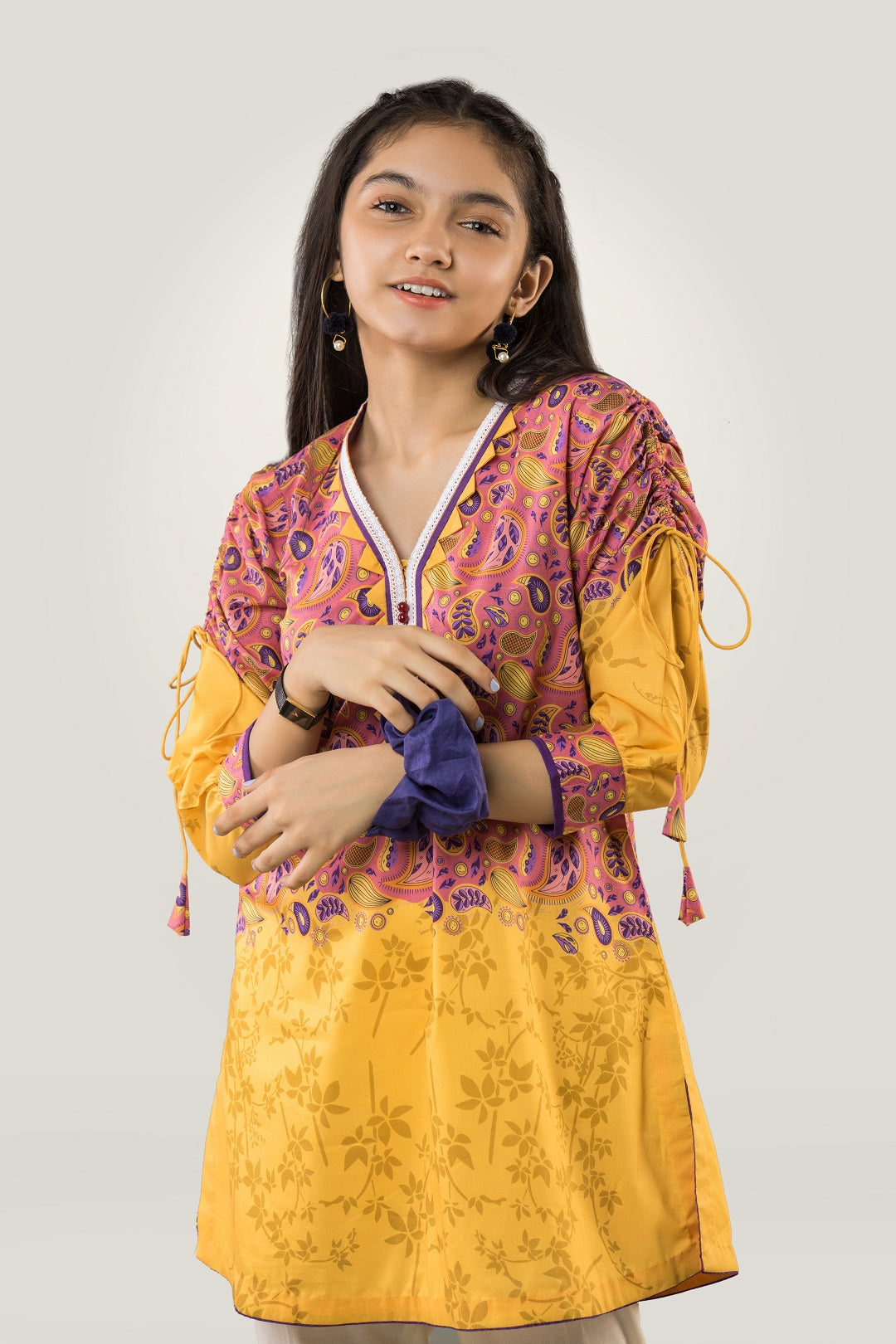 PRKT-053 POP ART Digital Printed Lawn Shirt & Cotton Trouser