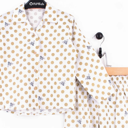 Girl Co-Ord Set Bee Print