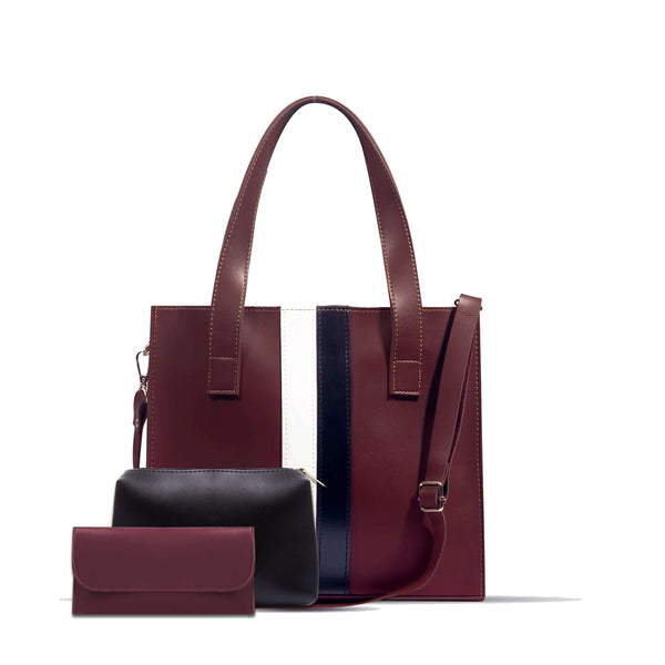 Bag X Baku 3 Pcs Maroon