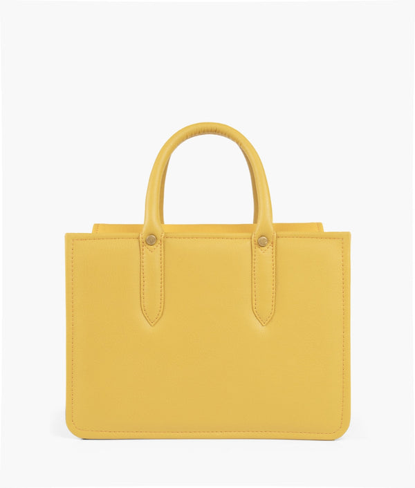 RTW Creation - Yellow crocodile satchel bag
