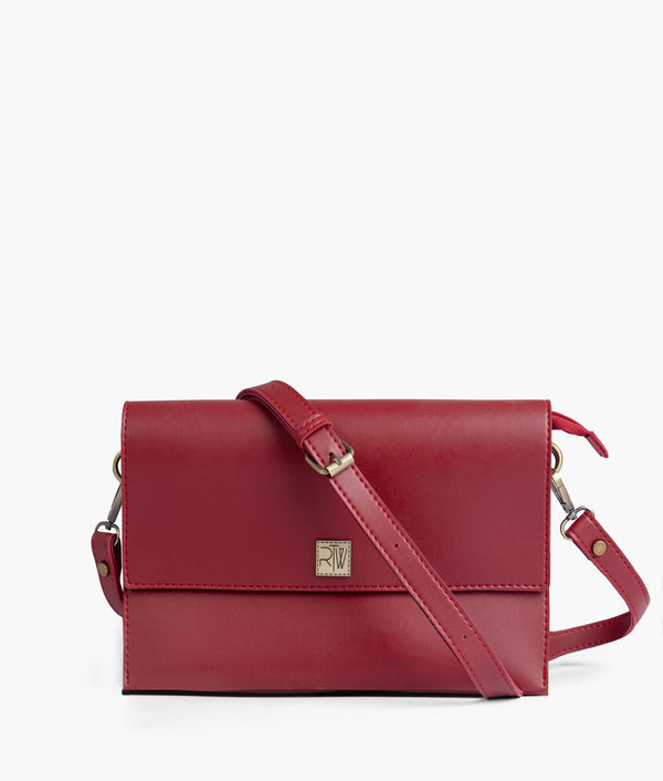 RTW Creation - Maroon envelope shoulder bag