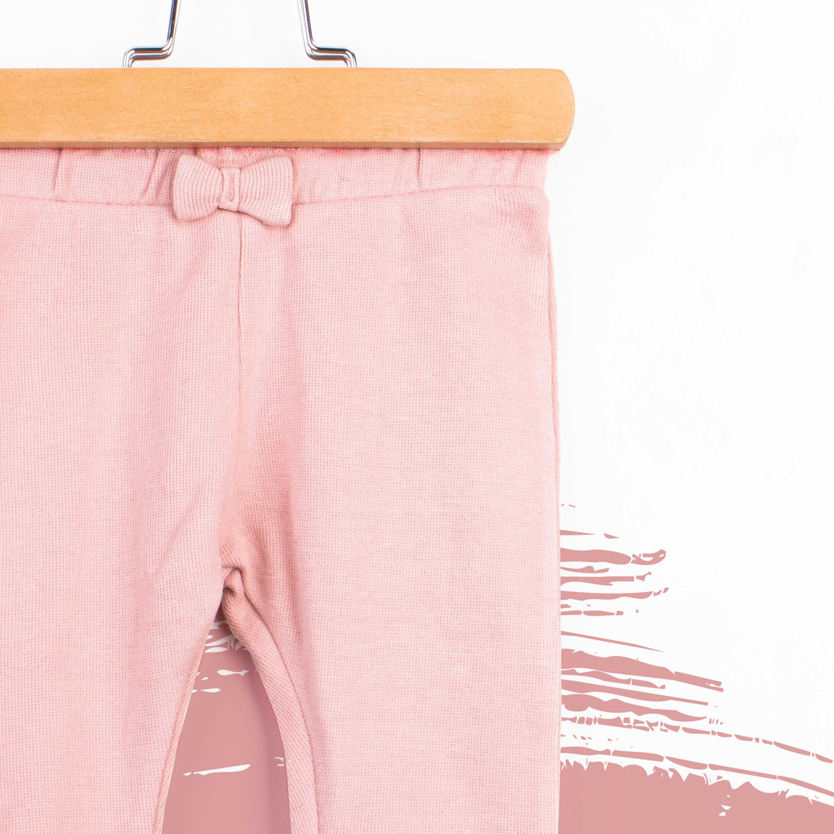 C.A Baby Girl Pink Bow Trouser
