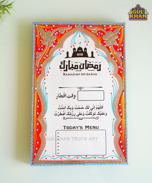 Ramadan Schedule Board 001