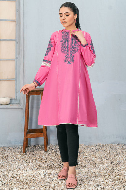 1 pc Frock Chambery Fabric Embroidery WEMB-004