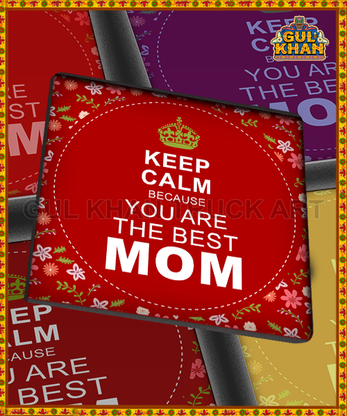 Keep Calm Printed (mothers day) coaster design