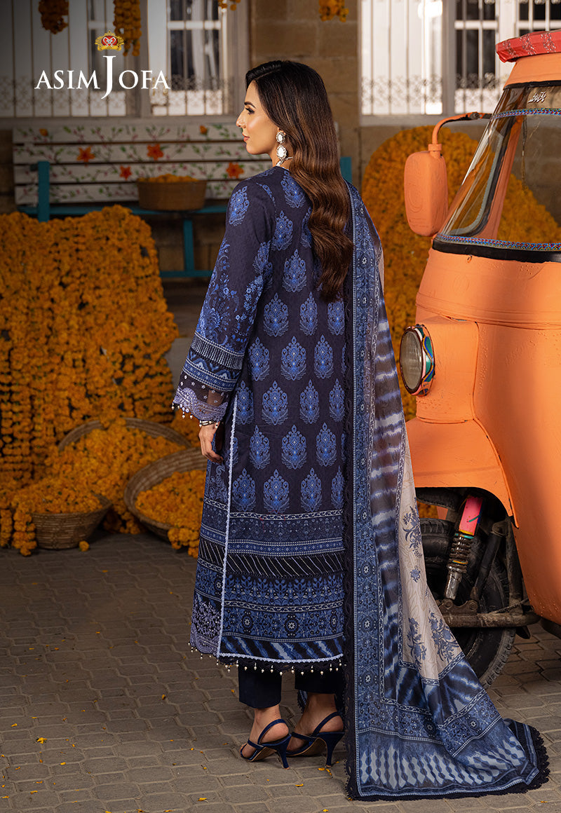 AJARP-09 EMBROIDERED JACQUARD STITCHED 3 PCS