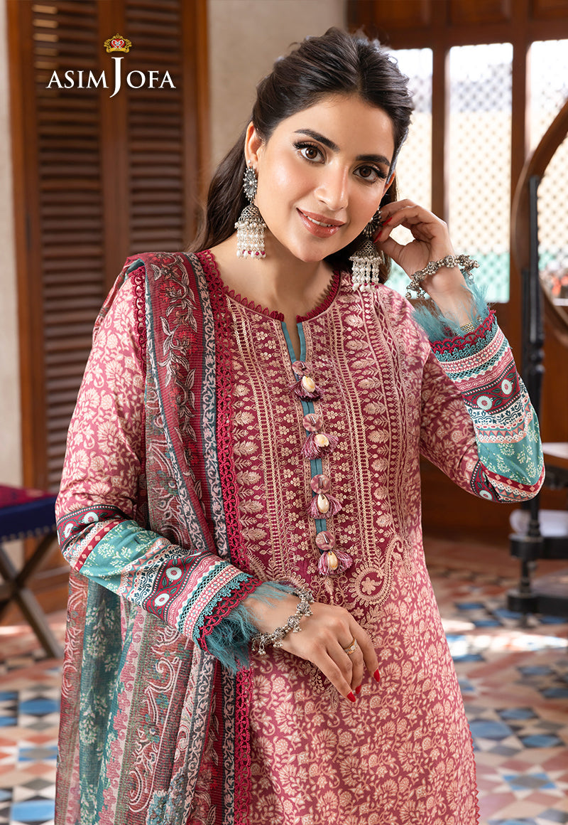 AJRW-07 EMBROIDERED PREMIUM WINTER COTTON 3 PCS