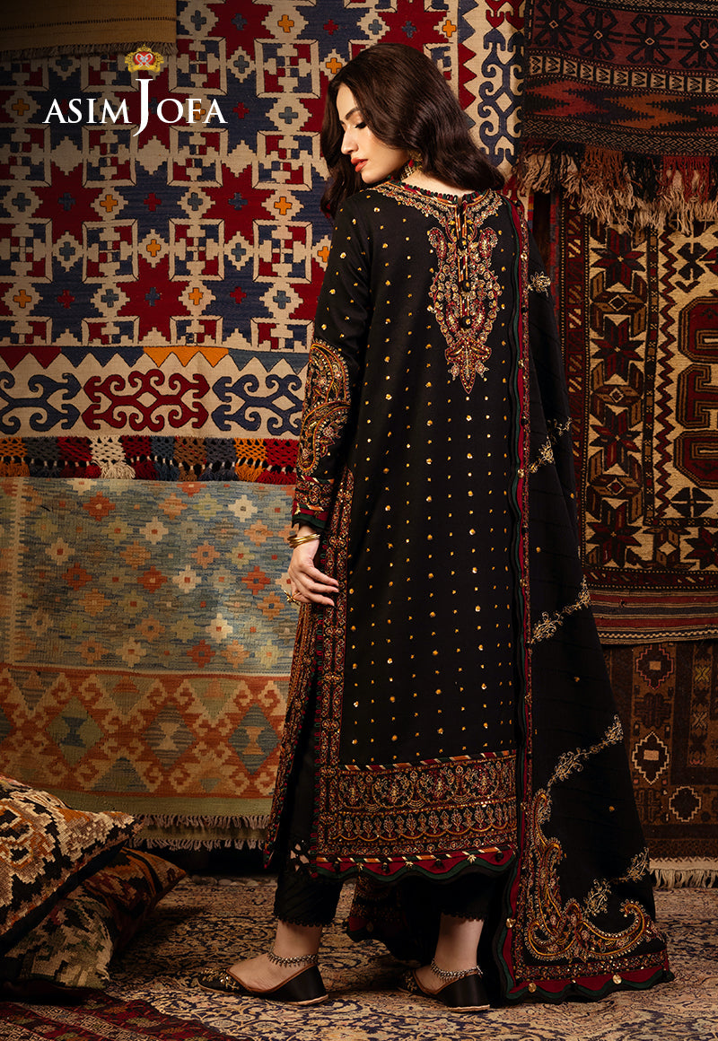 AJKT-03 EMBROIDERED SELF TWILL 3 PCS