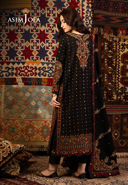 AJKT-03 EMBROIDERED SELF TWILL 3 PCS