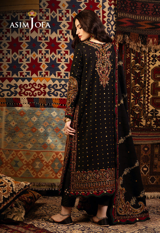 AJKT-03 EMBROIDERED SELF TWILL 3 PCS